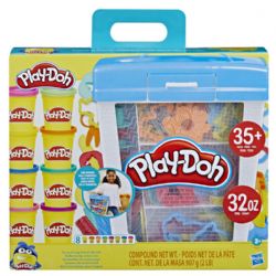 PLAY-DOH PÂTE À MODELER - MALLETTE DES CRÉATIONS AVEC 40 OUTILS, 8 POTS